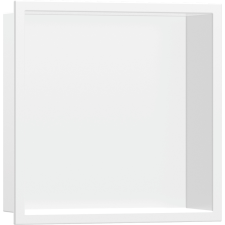 Polc Hansgrohe XtraStoris Original fehér matt színben 56093700 fürdőszoba kiegészítő
