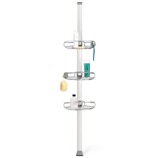 Polc Simplehuman Shower Caddy rozsdamentes acél SHBT1109DC fürdőszoba bútor