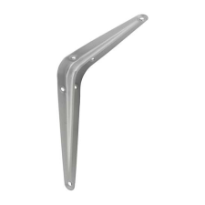  Polctartó konzol fém 250x300mm ezüst 5084 bútor