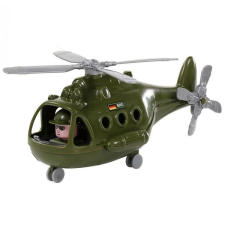 Polesie Alpha katonai helikopter, 29 cm, POLE-68767 autópálya és játékautó