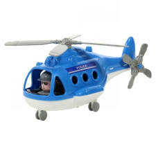 Polesie Alpha rendőr helikopter, 29 cm, POLE-68675 autópálya és játékautó