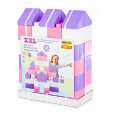 Polesie Óriás építőkocka, 36 darabos, rózsaszín, POLE-40299 barkácsolás, építés