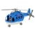 Polesie Rendőr Helikopter 29cm - fehér-kék