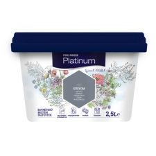 Poli-Farbe Platinum S50 egyrétegű beltéri falfesték - sulyom - 2,5 l fal- és homlokzatfesték