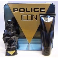 Police Icon SET: edp 75ml + tusfürdő gél 100ml kozmetikai ajándékcsomag