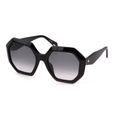 Police Női napszemüveg Police SPLM10 0700, fekete, hatszögletű, 54 mm napszemüveg