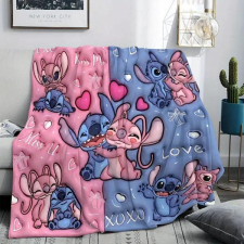 Poliészter takaró szív motívumokkal 100x150 cm YT1291444 lakástextília