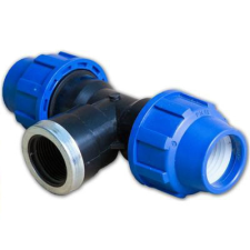 POLIEXT KPE, 32mm-1"-32mm BM T idom hűtés, fűtés szerelvény