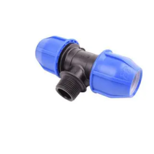 POLIEXT KPE T-idom KM 25mm x 1" 10db-cs 60db-d. öntözéstechnikai alkatrész