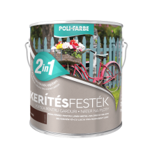 Polifarbe POLI-FARBE KERÍTÉSFESTÉK 2,5L BARNA favédőszer és lazúr