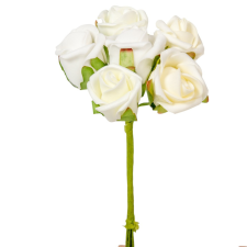  Polifoam rózsa csokor 6v. CRA M21cm 12db/csom 12köt/csom dekorációs kellék