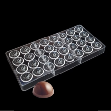  POLIKARBONÁT BONBON FORMA - 32 DB FÉLGÖMB sütés és főzés