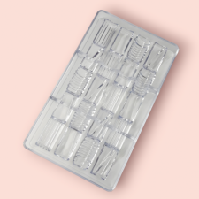  Polikarbonát bonbon forma félhenger, hosszúkás sütés és főzés