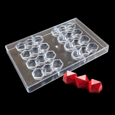  Polikarbonát bonbon forma-Gyémánt sor sütés és főzés