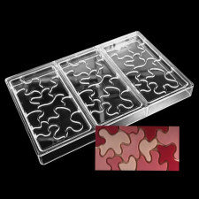 Polikarbonát bonbon forma-Puzzle minták sütés és főzés