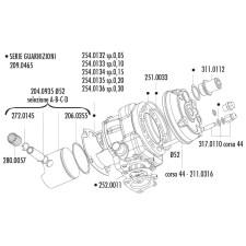POLINI Csapok És Anyák Henger 7x123 Yamaha egyéb motorkerékpár alkatrész