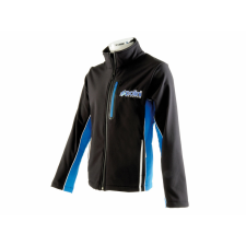 POLINI EVO férfi fekete/világoskék L-es softshell kabát motoros kabát