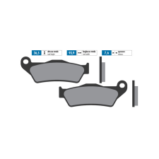 POLINI szinterezett fékbetétek Yamaha / KTM / Husqvarna Polini Futómű és fék alkatrészek Fékalkatrészek egyéb motorkerékpár alkatrész