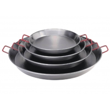 Polírozott paella serpenyő 40 cm edény