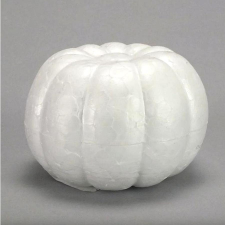  Polisztirol (hungarocell) tök, mérete: 6x4 cm dekorációs kellék