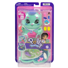 Polly Pocket cicás hajó készlet játékfigura