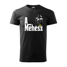 Póló A méhész mintával - Fekete S méretben ajándéktárgy