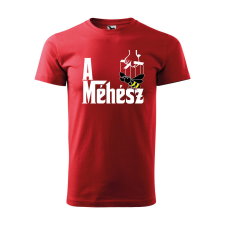  Póló A méhész mintával - Piros XXXL méretben ajándéktárgy