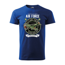 Póló Air force mintával - Kék S méretben ajándéktárgy