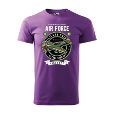 Póló Air force mintával - Lila XXL méretben ajándéktárgy