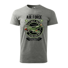 Póló Air force mintával - Szürke XXL méretben ajándéktárgy