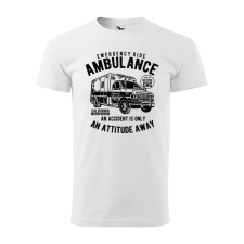  Póló Ambulance  mintával Magenta 3XL egyedi ajándék