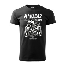  Póló Anubis  mintával Fekete 2XL egyedi ajándék