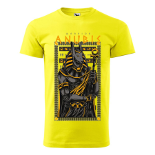 Póló Anubis mintával - Sárga XXL méretben v2 ajándéktárgy