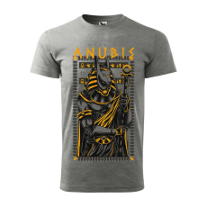  Póló Anubis mintával - Szürke XXXL méretben v2
