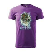Póló Aztec mintával - Lila XXXL méretben ajándéktárgy
