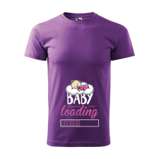 Póló Baby loading lány mintával - Lila XXXL méretben ajándéktárgy