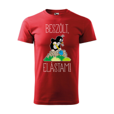 Póló Beszólt, elástam! mintával - Piros XXXL méretben ajándéktárgy