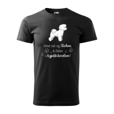 Póló Bichon mintával - Fekete XXXL méretben ajándéktárgy