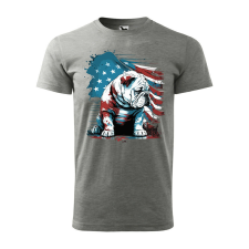  Póló Bulldog mintával - Szürke L méretben ajándéktárgy