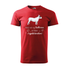  Póló Bullterrier mintával - Piros XL méretben v1 ajándéktárgy