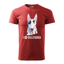 Póló Bullterrier mintával - Terrakotta XXL méretben v2 ajándéktárgy