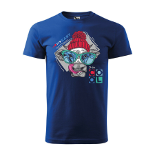  Póló Cool cow mintával - Kék S méretben ajándéktárgy