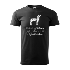 Póló Dalmata mintával - Fekete L méretben ajándéktárgy