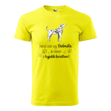 Póló Dalmata mintával - Sárga XXXL méretben ajándéktárgy