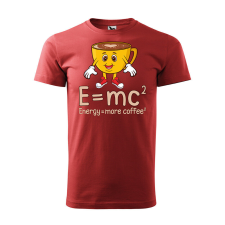  Póló Energy more coffee mintával - Terrakotta XL méretben ajándéktárgy