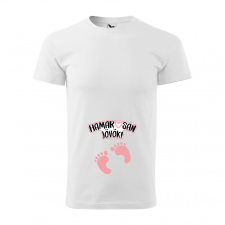Póló Hamarosan jövök! Lány mintával - Fehér XXXL méretben ajándéktárgy