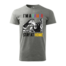  Póló I am a gamer mintával - Szürke S méretben ajándéktárgy