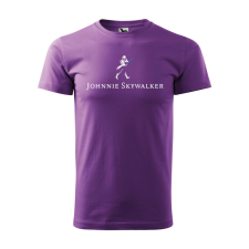 Póló Johnnie Skywalker mintával - Lila XXXL méretben ajándéktárgy