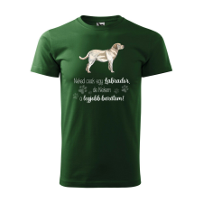 Póló Labrador mintával - Zöld XXXL méretben ajándéktárgy