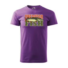 Póló Predator fish mintával - Lila XXXL méretben ajándéktárgy